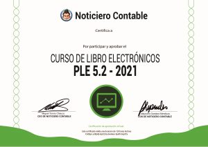 Certificado PLE 2021